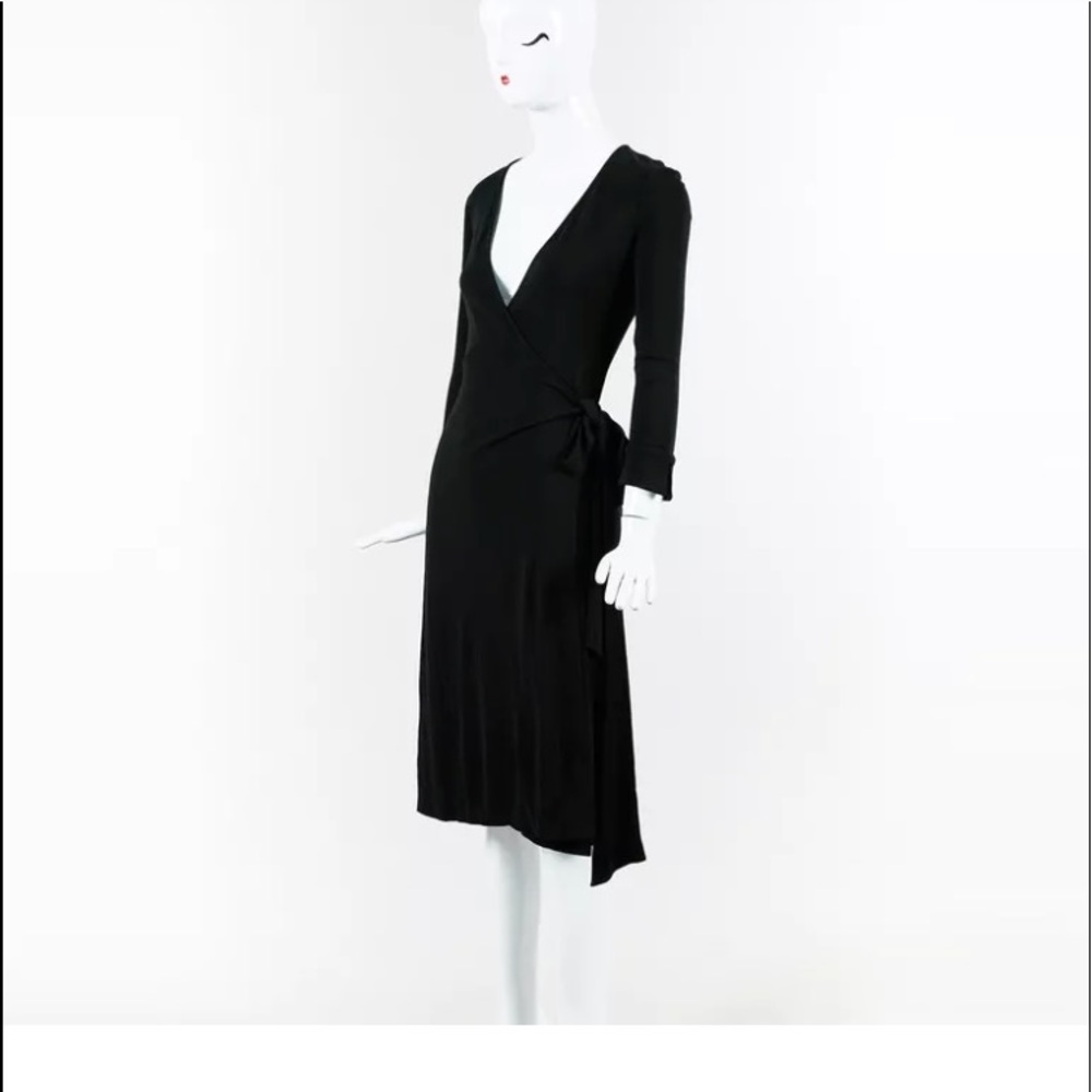 Dvf Dark Chocolate Jullian Wrap Dress